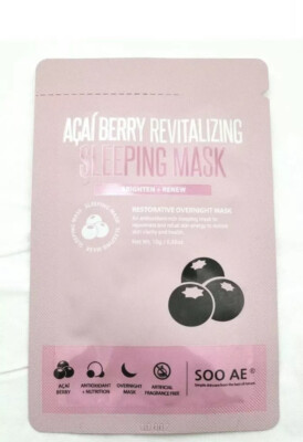 Acai Berry Revitalizing Sleeping Mask Brighten+Renew Sealed - EXPIRED