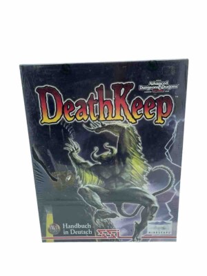 DeathKeep Big Box PC OVP Sealed Dungeon s & Dragons Lion 1996 Rollenspiel