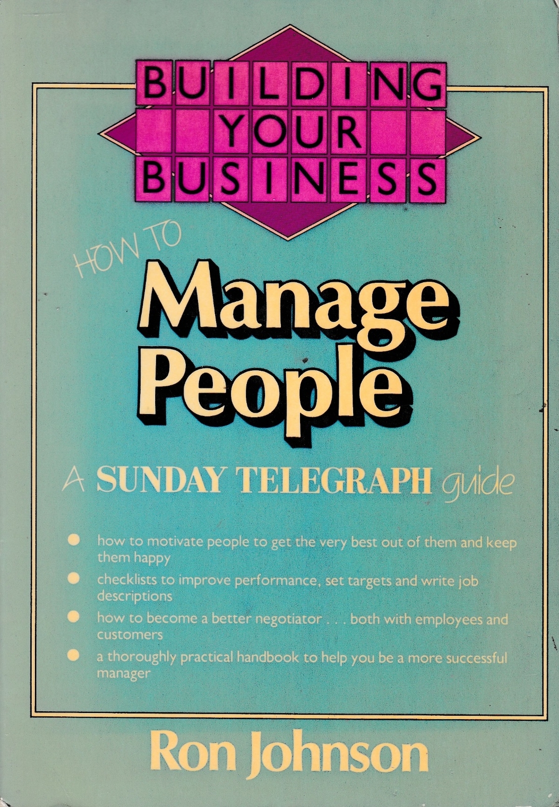How to Manage People - Ron Johnson - Acceptable - Paperback