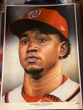 2018 Topps Living Set #80 Victor Robles Fine Art Print 10x14 By Mayumi Seto /51