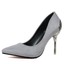 thumbnail 21 - Suede Ladies Point Toe Pumps Stiletto High Heels Work Slip On Party Women Shoes