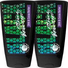 WILD TAN BLACK STRONG BRONZER (2x 125ml=250ml) Solarium cosmetici lozione abbronzante