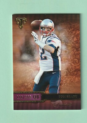 2014 TOM BRADY TOPPS TRIPLE THREADS ''PURPLE'' PARALLEL Serial #'d 299/399