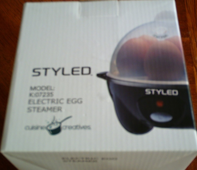 Cuisine Creatives Styled Electric Egg Steamer, 7 Eggs, Brand New