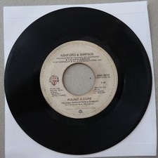ASHFORD & SIMPSON FOUND A CURE/YOU ALWAYS COULD VINYL 45 WARNER BROS 15-9