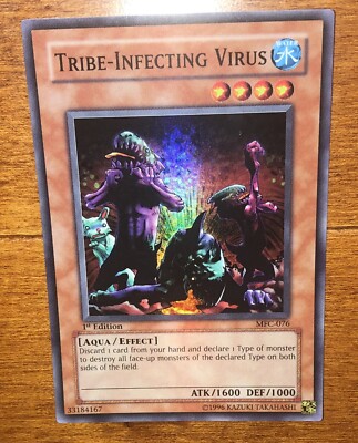 Yugioh Tribe Infecting Virus MFC-076 1st Edition Adult Owned Never Played | eBay Yugioh Tribe Infecting Virus MFC-076 1st Edition Adult Owned Never Played | eBay