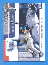 2001 Fleer Game Time #57 Ivan Rodriguez Rangers