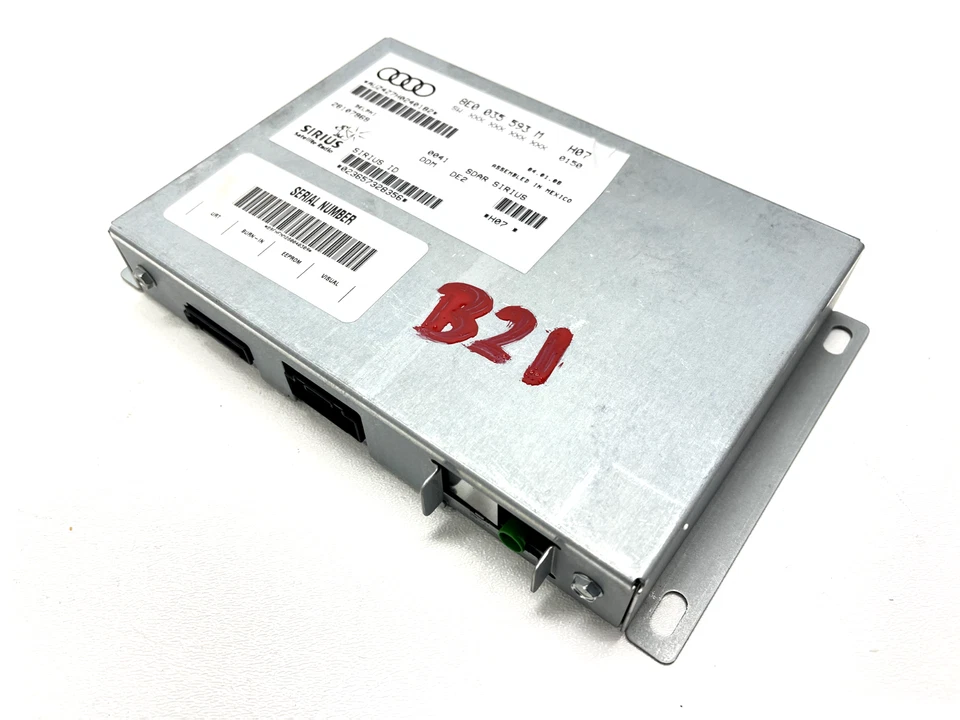 AUDI TT VW JETTA 2007-2010 MÓDULO DE RADIO CONTROL POR SATÉLITE 8E0 035 593 M OEM Foto 3 de 4