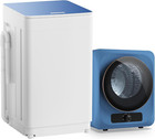 Portable Washer and Dryer Combo Set, 18 Lbs Fully Automatic Washing Machine, 10