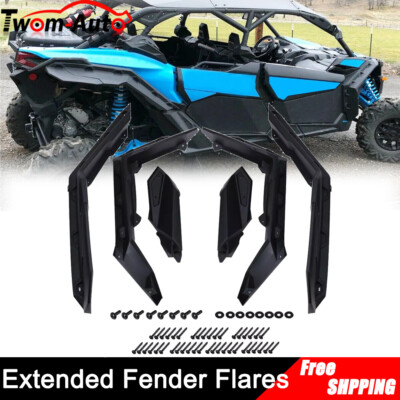 X3 Super Extended Fender Flares Kit For 2017-2025 Can Am Maverick X3/1000 Models