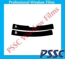 PSSC Sonnenschutzstreifen Fensterfolie 5% Limo Schwarz Citroen Evasion 1994-2002