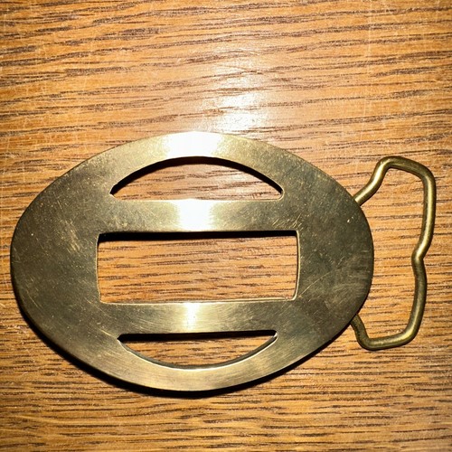 Vintage Belt Buckle Amico Belt Buckle Solid Brass Belt Buckle 60's Belt Buckle - Picture 2 of 6