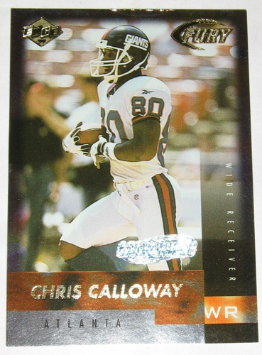 1999 Collector's Edge Fury Galvanized Chris Calloway #/500 - Ny Giants