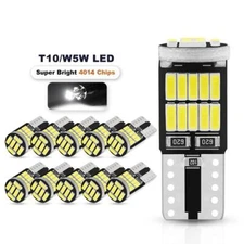 10PCS T10 LED License Plate Light Bulbs Interior Dome Reading Signal Lamp Bright