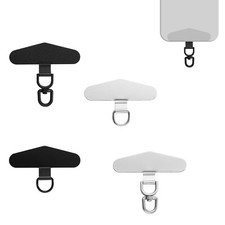 4 Pcs Metal Phone Tether Tab, Metal Phone Patch Phone Tether Tab Rotatable 36...