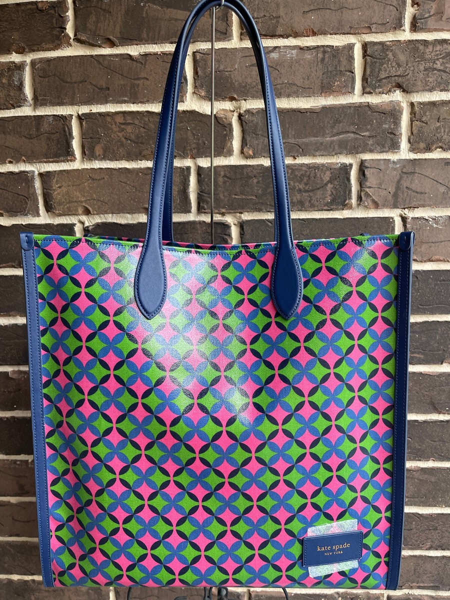 トートバッグ Kate Spade Snake Garden Printed Reversible Tote