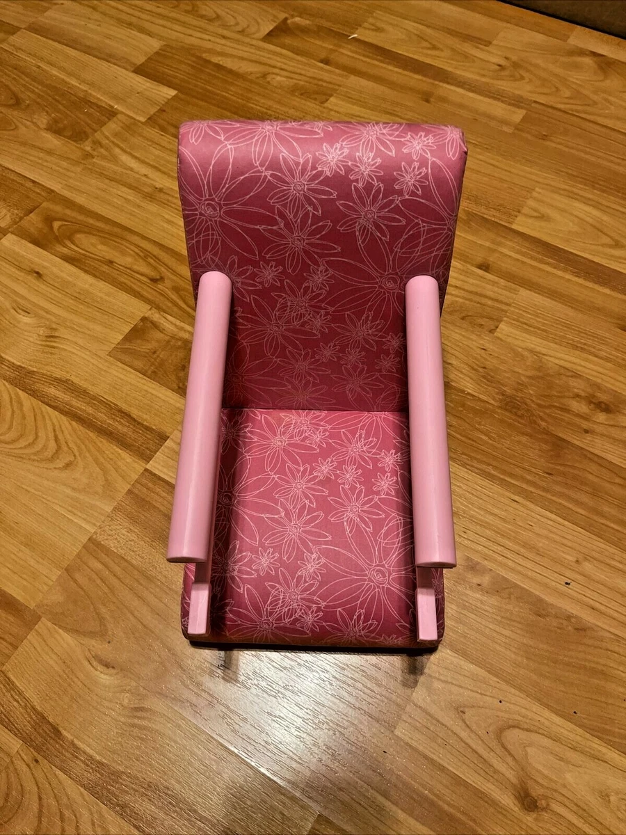 American Girl Doll Clip On Highchair Chair Fits 18 Dolls Pink