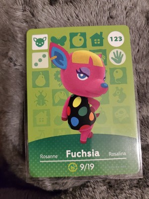 Carta Amiibo Fuchsia 123 – Serie 2 Animal Crossing – Originale Nintendo