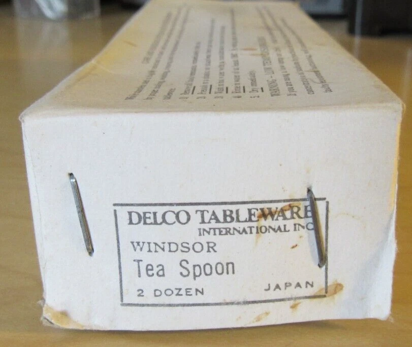 Cucharaditas Delco Vajilla Internacional Dos Docenas Windsor Cuchara Cocina Catering Foto 2 de 4