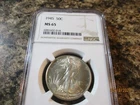 1945 WALKING LIBERTY HALF NGC MS65   018