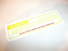 <!--F#f_0-->NEW AUSTRALIAN MADE SCISSOR JACK WARNING STICKER DECAL SUITS HQ HOLDEN<!--F/-->