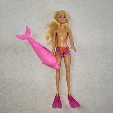 Barbie Dolphin Magic Fun Friends Dolphin Works Figura Juguete de Natación