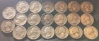 Half Roll 90% Silver Washington Quarters (20 Quarters Total)--Starts Under Melt