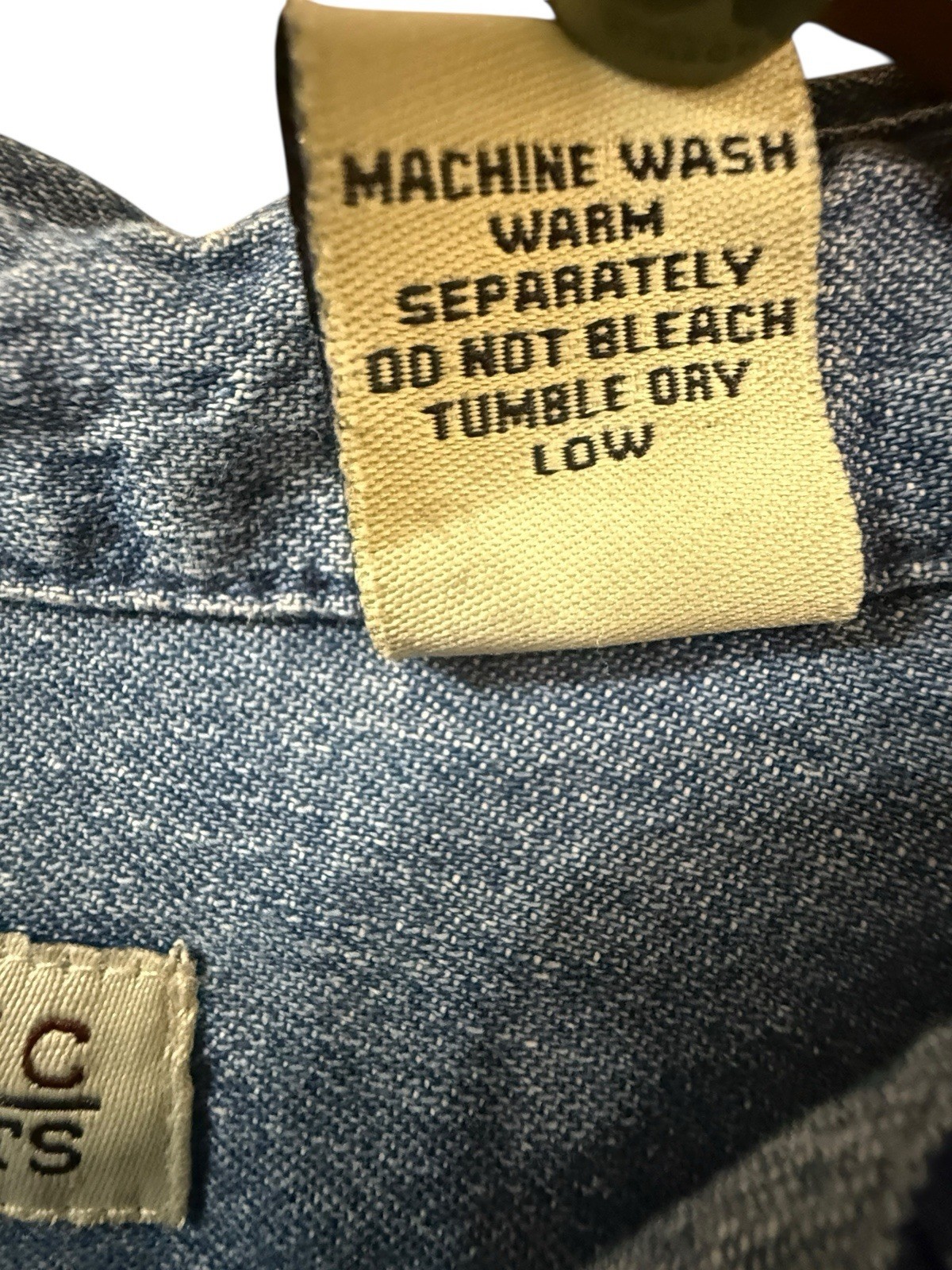 Vtg Basic Elements Christmas Winter Denim Shirt W… - image 6