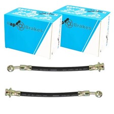 2X RAP BRAKES BREMSSCHLAUCH BREMSSCHLÄUCHE HINTEN passend für NISSAN MICRA