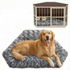 42.5 x 23.8 Inch Dog Kennel Pad Furniture Crate Corner Washable Bed for Large...