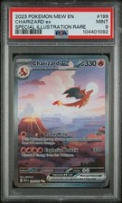 Pokemon 151 2023 - Charizard EX 199/165 - Ilustración especial raro SIR - PSA 9