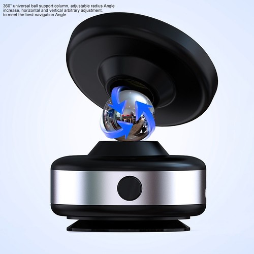 Foldable Electric Vacuum Phone Holder Made from Premium Aluminum Alloy - Zdjęcie 2 z 12