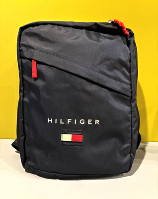 Tommy Hilfiger Men's Blue Crossbody Bag Zip Closure Adjustable Strap Pockets