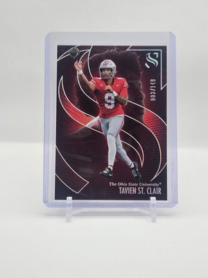 Tavien St. Clair 2025 Panini Silhouette Holo Silver 3/149 #12, OSU