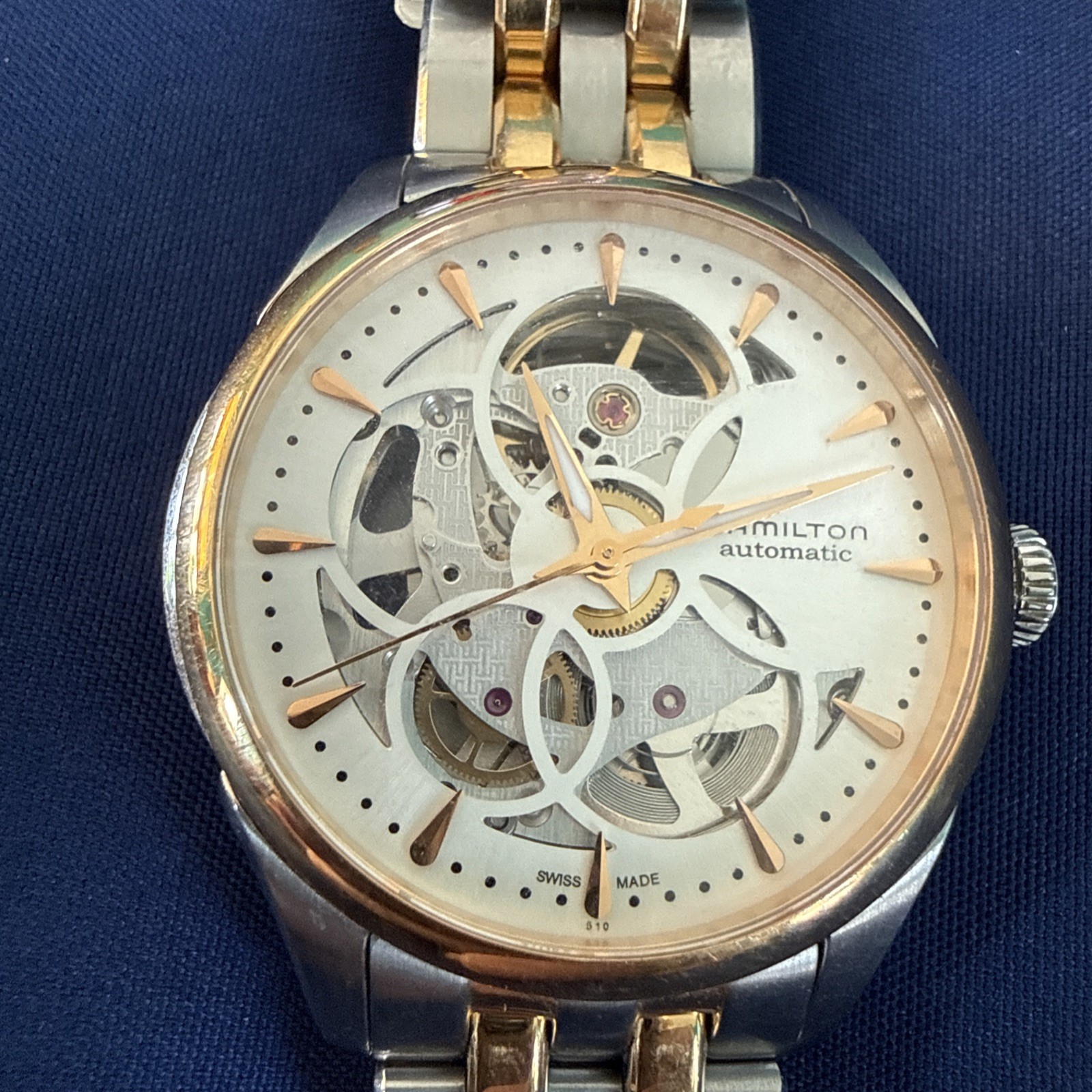 Hamilton Jazzmaster Automatic Skeleton Dial Ladie… - image 2