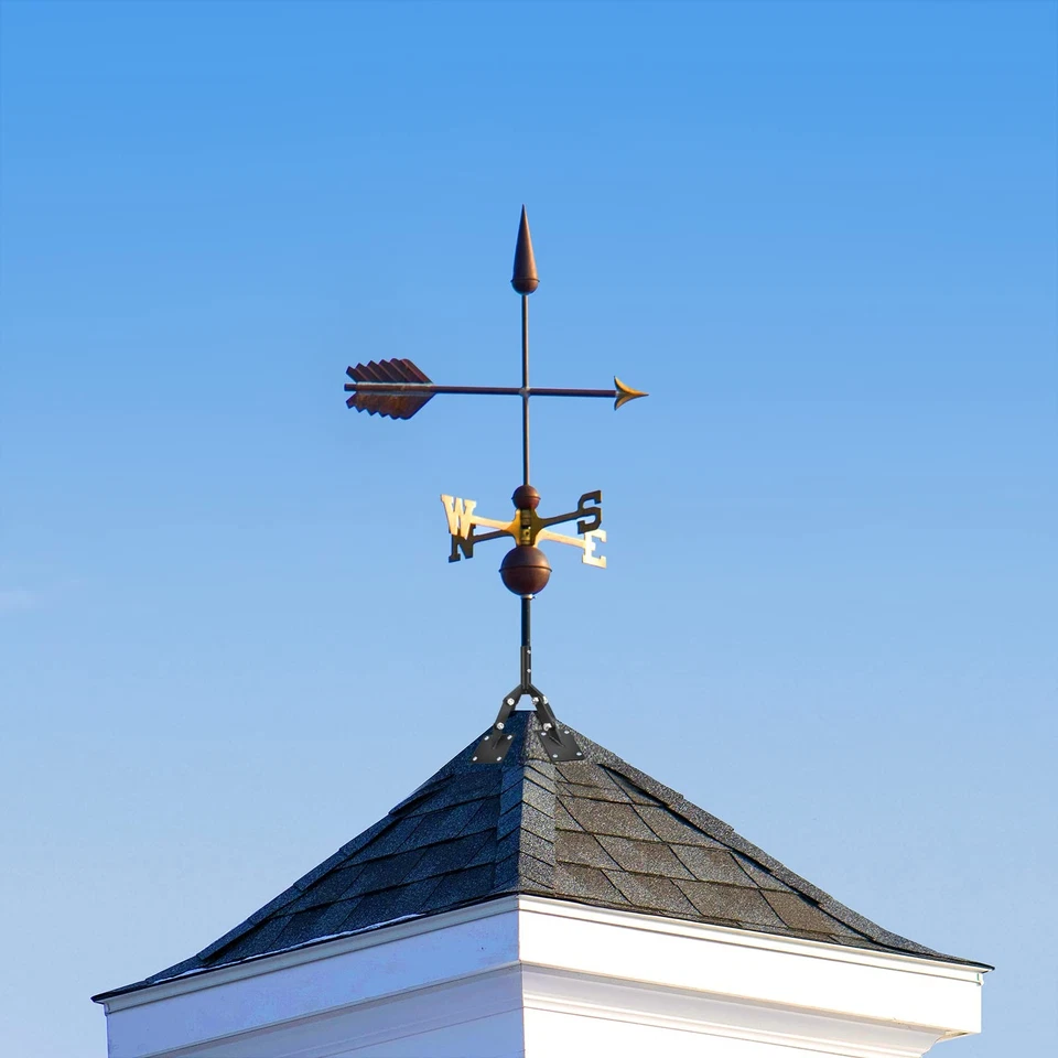 Montaje de cúpula ajustable de acero para veleta, montaje de paletas para techo con... Foto 4 de 4