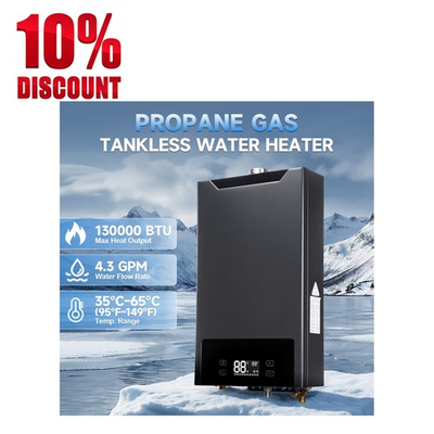 #ad 130000 BTU Propane Gas Tankless Water Heater 4.3 GPM Instant Hot Water Heater $190.79