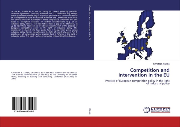 Christoph KüNzle | Competition And Intervention In The EU | Taschenbuch (2019)-image