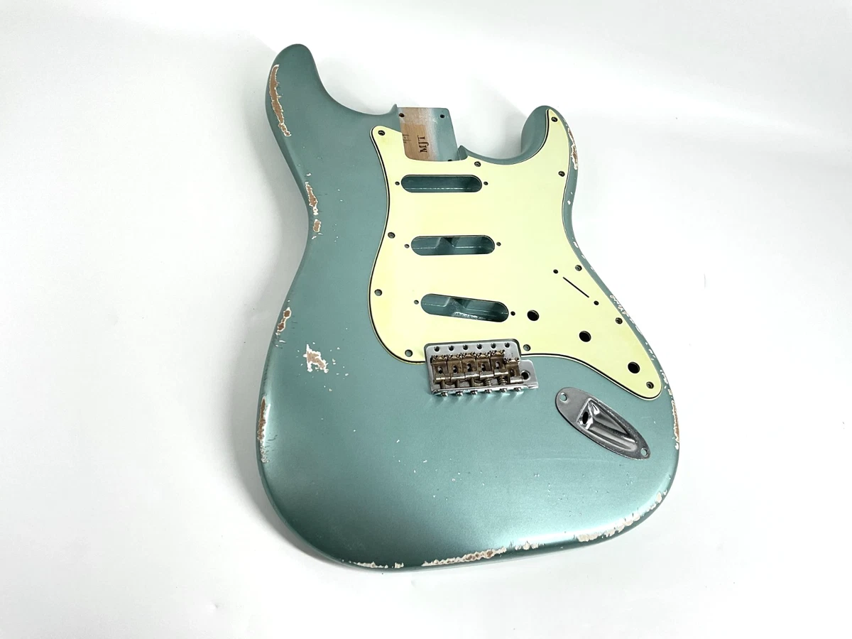 MJT Official Custom Vintage Aged Nitro Guitar Body Mark Jenny VTS Ice Green