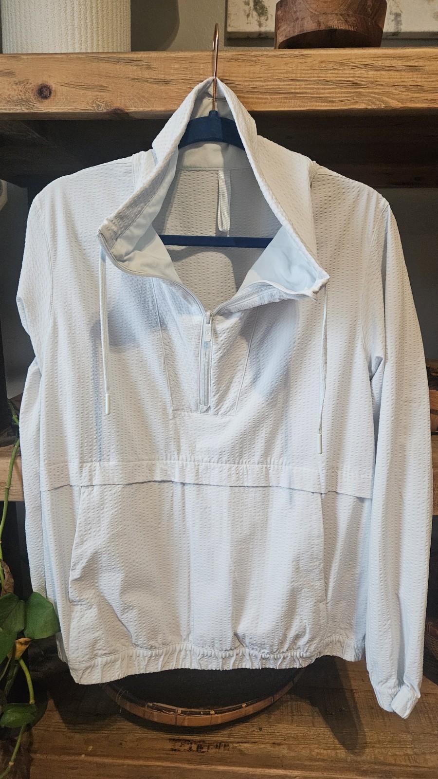 Lululemon Pullover Gingham Jacket - image 1