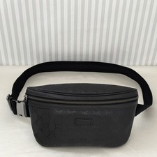 GUCCI GG Imprime 233269 Marsupio Marsupio a tracolla in pelle canvas Navy Italia