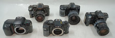 Lot of 5 SLR 35mm Film Cameras - Nikon/Minolta AS-IS for Parts/Repair GC-6720