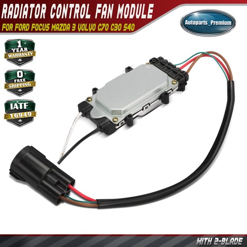 Módulo de control del ventilador de refrigeración del radiador para Ford Focus Mazda 3 Volvo C70 C30 S40 V50 - Imagen 1 de 9