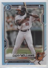 2021 Bowman Draft Chrome Sky Blue Refractor Donta' Williams #BDC-90 2y0