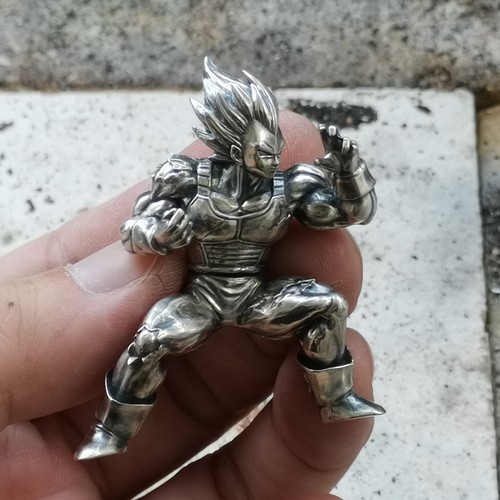 925 Sterling Silver Dragon B Prince of Warrior Pendant Mens Punk Pendant TA362A - Picture 12 of 12