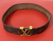 Louis Vuitton LV Initial Belt Monogram Leather for Men - Brown M9608 
