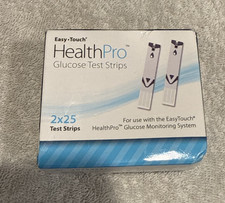 Healthpro Glucose Test Strips 50 Each by Easy Touch