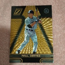 2005 Donruss Zenith Raul Ibanez #39 Artist's Proof Gold SN. 50 Seattle Mariners