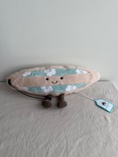 Jellycat London Amuseables Sports Surfboard Plush, New Condition