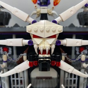 LEGO NINJAGO Garmadon's Dark Fortress 2505 Ninja Ambush 2258 70500 Set Used AsIs